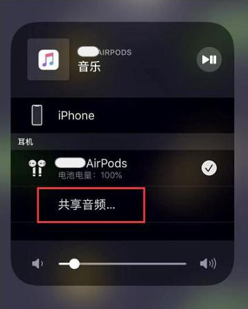 永嘉苹果14音频维修点分享iPhone14音频共享设置方法 