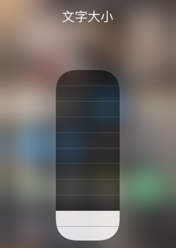 永嘉苹果手机维修分享小技巧：在 iPhone 控制中心快速调节字体大小 